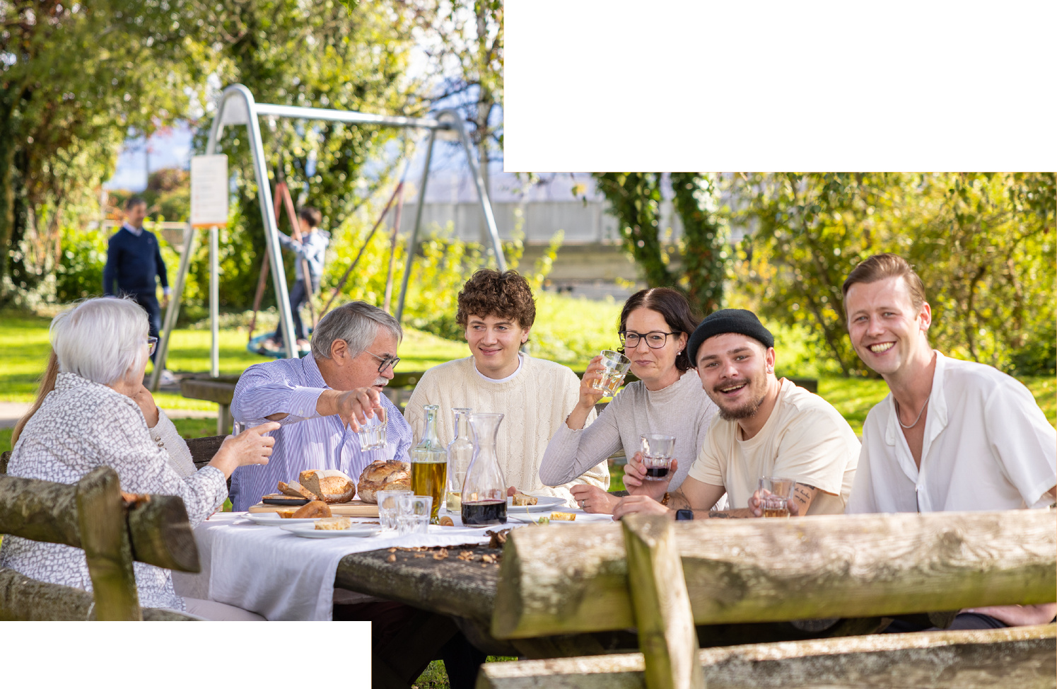 Nature group panoramic